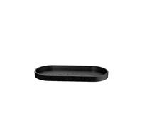 ASA SELECTION Vassoio in legno ovale 35,5x16,5cm Nero nero
