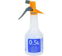 ASA® Spruzzatore a grilletto, ideale per interni, flacone spray da giardino, 2 ugelli regolabili - spray fine e medio - 500 ml - bianco