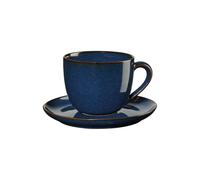 ASA Tazza Da Cappuccino Midnight Blue Con Saucer 0,23 L