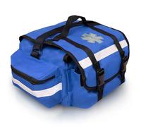 ASA TECHMED Borsa medica di pronto soccorso EMS/EMT vuota 43,2 x 22,9 x 17,8 cm, ideale per paramedici, vigili del fuoco, infermieri, EMT, aiuti sanitari domestici, blu