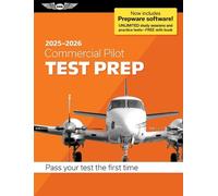 Asa Test Prep Board Commercial Pilot Test Prep 2025-2026 (Mixed Media Product)