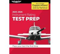 ASA Test Prep Board Instrument Rating Test Prep 2025-2026 (Tascabile)