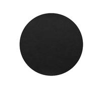 ASA - Tovaglietta in pelle vegana, 38 cm, colore: Nero