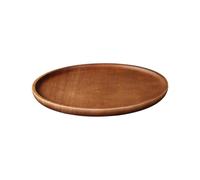 Asa Wood Dark Akazie Massiv Vassoio di Legno 25 CM
