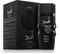 Lattafa Asad Elixir, Eau de Parfum, flacone di profumo nero, 100 ml