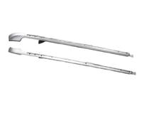ASADF Barre Portatutto per Land per Rover per Discovery 3 LR3 2005-2009 Portapacchi Portatutto in Lega Alluminio Barre Portapacchi(Argento)