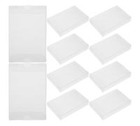 ASAKKURA 10 Pezzi Custodia per Musicassette in PVC, Trasparente | Protegge le Etichette, Impilabile e Salvaspazio, per Collezionisti e Archivi Durante i Viaggi