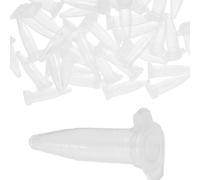 ASAKKURA 1000 Pezzi Provette per Centrifuga 0,5 Ml in Plastica Trasparente Graduata con Tappo a Tenuta Anti-coagulante per Conservazione Campioni in Laboratori Clinici