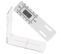 ASAKKURA 1set Righello Per Misurazione Delle Fessure Strumento Portatile Per Monitoraggio Delle Crepe Muratura Ruler Per Architettura Strumento Di Precisione Per Valutazione Fessure