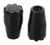 ASAKKURA 2 Pezzi Manicotto della Maniglia della Porta del Stufa in Plastica Nera, Protezione Sicura e Presa Salda per Maniglia della Stufa con Thread 10mm, Design Estetico Moderno