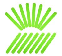 ASAKKURA 25 Pezzi Abbassalingua Clinici in Plastica Resistente Verde, Bastoncini Applicatori per Laboratorio e Miscelazione Resina, Strumento per Esami Orali e Training Pediatrici