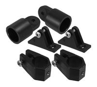 ASAKKURA Accessori per Bimini Top Barche 6 Pezzi Supporti Fissaggio Parasole Yacht Morsetto Scorrevole a Ganascia Nylon Nero per Allestimento Marino e Tendalini