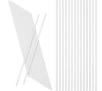 ASAKKURA Bastoncini di Carta per Marshmallow 20cm X 4mm, Set da 100 Pezzi per Lecca-lecca Fai da Te e Decorazioni Dolci, Accessori per Feste e Dolcetti Creativi