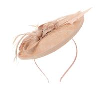 ASAKKURA Cerchietto con in e Fiori Fascia per Chic per Feste e Matrimoni Accessorio Durevole e Raffinato Rosa Nude