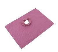 ASAKKURA Copriforo Viso per Lettino Massaggi Spa Satinato Morbido, Panno Copri Foro per Saloni di Bellezza e Centri Benessere, Cuscinetto Respirabile per Uso Professionale