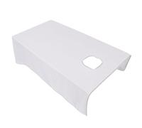 ASAKKURA Copriletto Traspirante per Salone di Bellezza 120x200 Cm, Lenzuolo da Massaggio Resistente All’olio ad Asciugatura Rapida, Biancheria Professionale per Lettini Spa ed Estetica