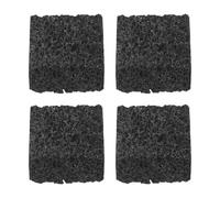ASAKKURA Diffusore di Pietre Laviche Naturali Nere 4 Pezzi 4x4x2 Cm Diffusore di Aromaterapia in Pietra Vulcanica Porosa per Oli Essenziali per Casa Ufficio Yoga e Meditazione