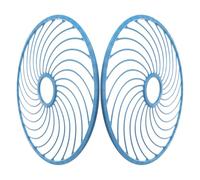 ASAKKURA Disco Robusto per Rete da Pesca 46 Cm, Piatto Riutilizzabile da Lancio a Mano, Set 2 Pezzi per Accessori Pesca Outdoor e Sostituzione Rete da Cattura