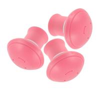 ASAKKURA Dispositivo per Esercizi Mandibola 3 Pezzi per Snellire Viso e Rassodare Collo Attrezzo Antirughe e Massaggio Muscoli Facciali Rosa per Donne e Uomini