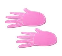ASAKKURA Dito Gigante in Schiuma Rosa 2 Pezzi per Cheerleading, Materiale Eva Leggero e Resistente, Amplifica Lo Spirito di Squadra Durante Feste e Partite di Calcio