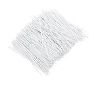 ASAKKURA Fascette per Cavi Nucleo in Ferro Rivestito in Plastica 10 Cm - Set da 1000 Pezzi Fascette Stringicavo Riutilizzabili per Organizzazione Cavi Casa Ufficio e Giardinaggio