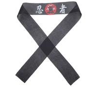 ASAKKURA Fascia Giapponese per Chioma in Stile Guerriero, Accessorio Traspirante e Morbido per Chef e Karate, Fascia Portatile Assorbente per Sport, Cucina e Esercizi, Adatta a Uomini