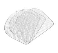 ASAKKURA Griglia per Disidratazione in Acciaio Inox 3 Pezzi, Accessori per Friggitrice ad Aria Rack per Flusso D'aria, Adatta a Forno e Essiccazione di Frutta e Carne