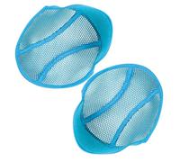 ASAKKURA Imbottitura Casco Blu in Poliestere 2 Pezzi, Lavabile e Traspirante per Assorbire Sudore e Prevenire L'entrata negli Occhi, per Casco di Sicurezza