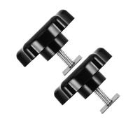 ASAKKURA Manopole a Stella Filettate M6 con Dado e Rondella Quadrata per Tendalini Camper, Kit 2 Pezzi Resistenti alle Intemperie per Supporti da Sole, Accessori Esterni per Tende