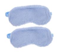 ASAKKURA Maschera per Dormire in Peluche 2 Pezzi Design Cartone Animato Oscurante Morbida e Confortevole per Viaggi Donne e Ragazze