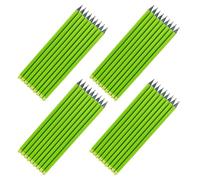 ASAKKURA Matite Triangolari Hb in Legno Verde 50 Pezzi per Costruzione e Pittura Design Ergonomico Antiscivolo Resistenti alla Rottura per Ufficio e Scuola