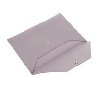 ASAKKURA Mini Borsa per Cosmetici Portatile Viola Bottone Resistente, Pochette Tascabile per Trucco da Viaggio, Porta Fazzoletti e Organizer Compatto per Skincare e Gioielli