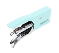 ASAKKURA Pinzatrice Manuale in Metallo Verde, Mini Graffatrice Portatile per Ufficio e Casa, Alta Capacità e Resistenza, per Quaderni e Menu