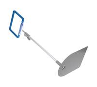 ASAKKURA Porta Cartelli A6 Supporto da Tavolo in Metallo Argento, Espositore per Etichette Prezzi per Negozi e Aziende, Display per Cartellini Promozionali Uso Retail, Facile da Installare