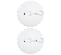 ASAKKURA Set 2 Ganci Ventosa per Rete Zanzariera Culla, Supporto Porta-rete per Ragazzo Ragazza da Soffitto, Installazione senza Fori, Accessori Pratici per Protezione Insetti