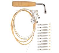 ASAKKURA Set di corde per lira e pirolo per lira, 1 set, per lyre harp, accessori per la messa a punto e il fissaggio delle corde, uso per arpa lira