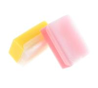 ASAKKURA Spazzola Sensoriale per Massaggio in Spugna Morbida 2 Pezzi Rosa e Gialla per Bagnetto Delicato e Cura Pelle Sensibile Ragazzo Ragazza
