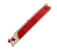 ASAKKURA Triangolo di Emergenza Rosso Multifunzionale per Auto e Moto, in Plastico e Metallo, Facile da Smontare, per Sicurezza Stradale e Parcheggio di Emergenza