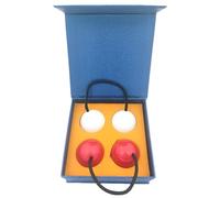 Asalato Shakers, 2pcs Wooden Kashaka Percussion Balls, Rhythmic Sand Ball Shaker, Handheld Musical Instrument, for Adults, Teenagers, Gatherings, Weddings, Drum Circles, 15x15x6.5cm