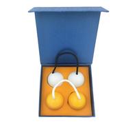 Asalato Shakers - Bicchieri a percussione ritmica a sfera, 2 pezzi, Kashaka in legno, strumento a percussione per principianti Kashaka Sand Ball per lezioni di musica, concerti