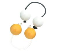 Asalato Shakers, Percussioni Ritmiche | Shaker in legno da 2 pezzi Palla di sabbia Kashaka ritmica | Strumento a sfera a percussione con lunghezza del cavo regolabile per KTV, lezioni di musica