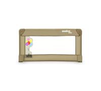 Asalvo Barriera da letto 90 cm pieghevole, protezione anticaduta per bambini, installazione rapida, uso domestico o in viaggio, compatibile con materassi - Magic Beige