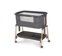 Asalvo Lettino Culla Neonato da Campeggio Fianco Letto Co-sleeping Grigio Smart