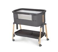 Asalvo Lettino Culla Neonato da Campeggio Fianco Letto Co-sleeping Grigio Smart