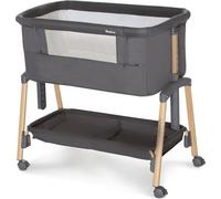 Asalvo Lettino Culla Neonato da Campeggio Fianco Letto Co-sleeping Grigio Smart