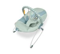 Asalvo MUMMY - Amachita musicale dalla nascita, Balancin per bambini, pieghevole compatto, reclinabile con una sola mano, movimento naturale, arco con giocattoli, facile da pulire, cocco Celeste