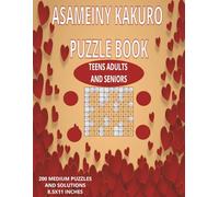 ASAMEINY KAKURO PUZZLE BOOK