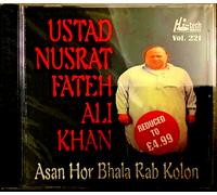 Asan Hor Bhala Rab Kolon Vol 221 Di Ustad Nusrat Fateh Ali Khan - CD Qawwali