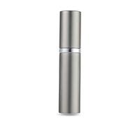 AsaNana - Nebulizzatore vuoto per profumo ricaricabile, tecnologia di riempimento senza imbuto, ideale per viaggi e bagaglio a mano, 5 ml (grigio)