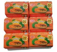 Asantee Thai Papaya Herbal Skin Whitening Soap 125g (confezione da 6